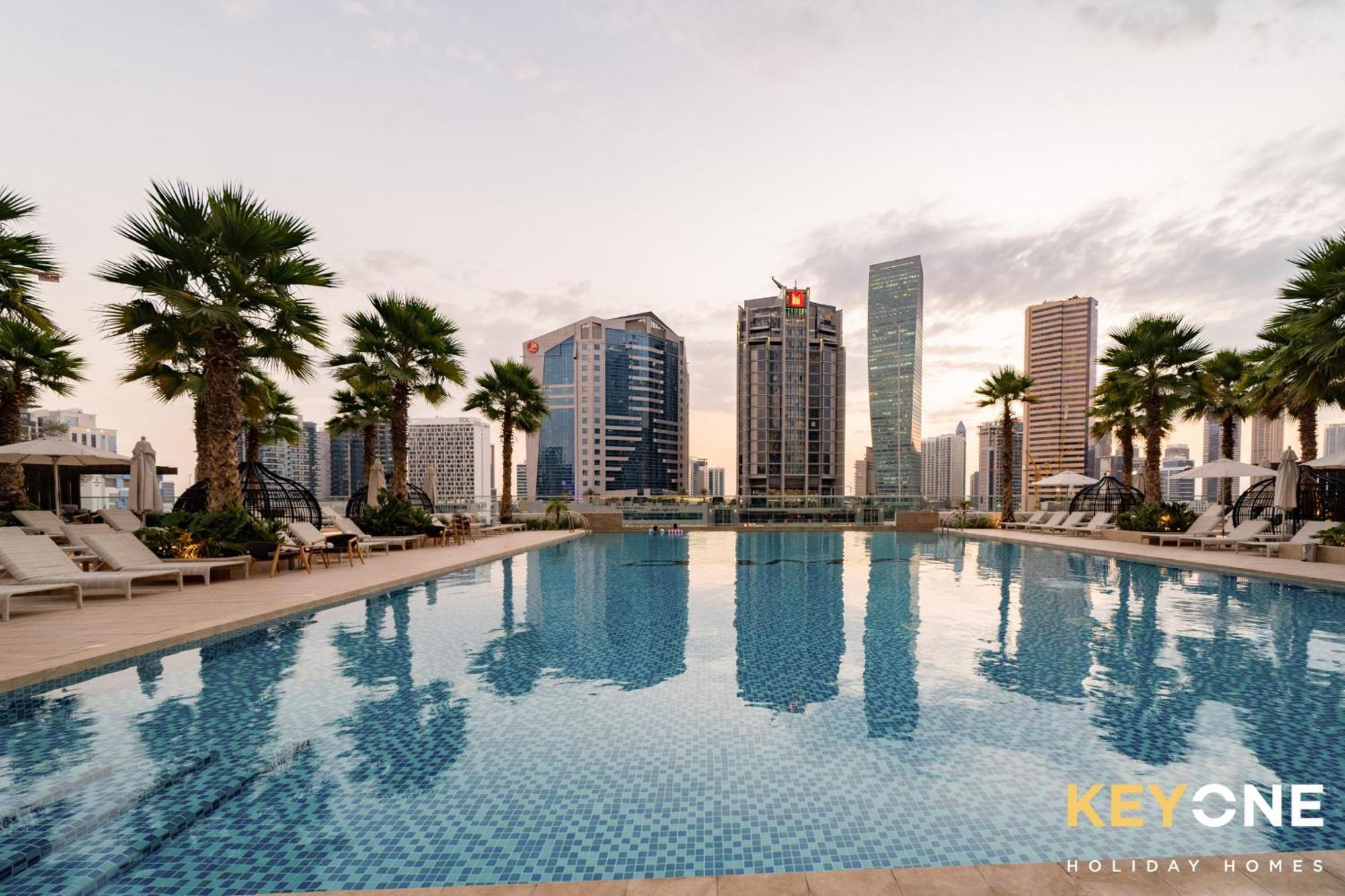 KeyOne - Studio in DAMAC Maison Privé Dubái Exterior foto