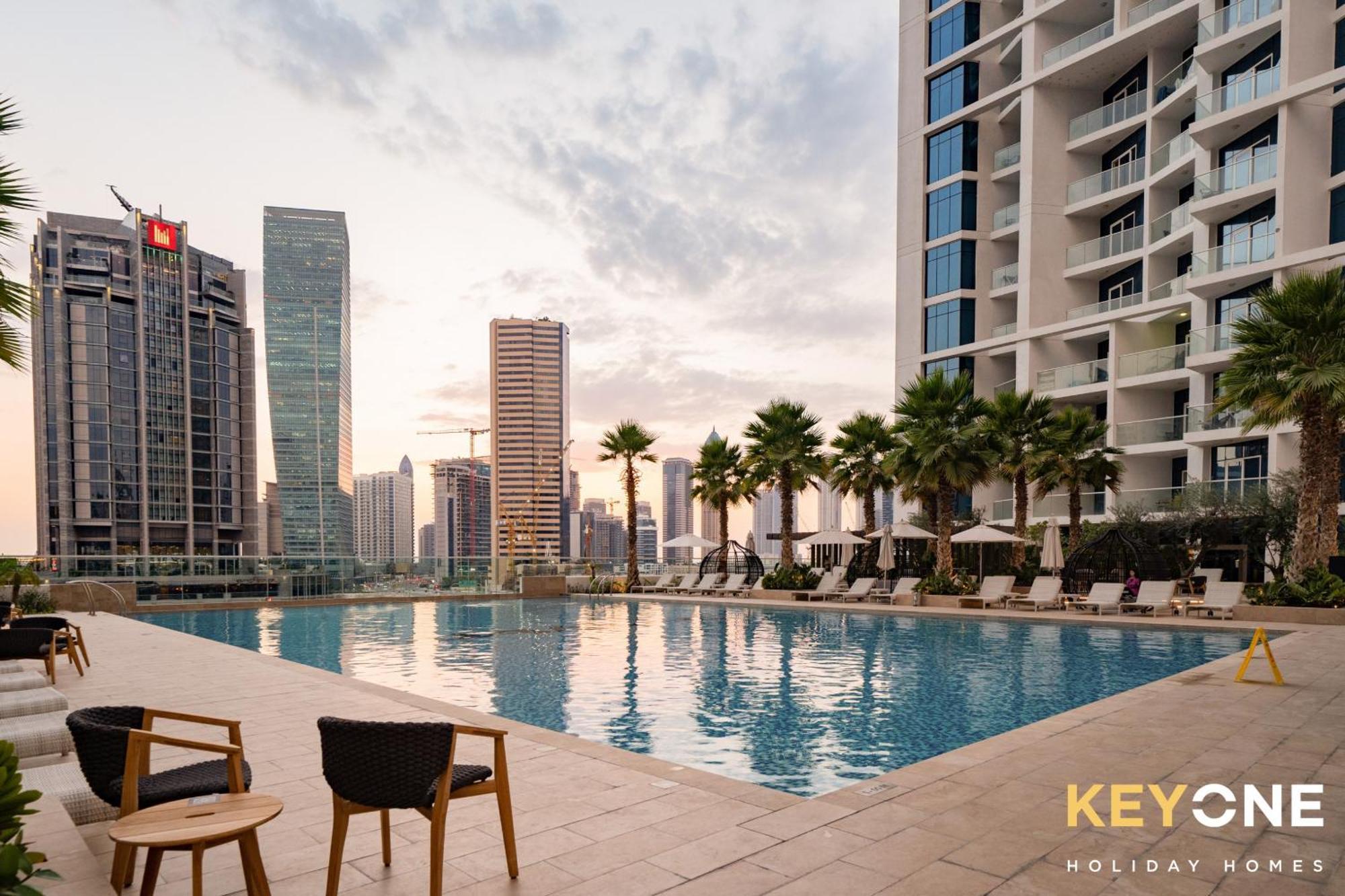 KeyOne - Studio in DAMAC Maison Privé Dubái Exterior foto